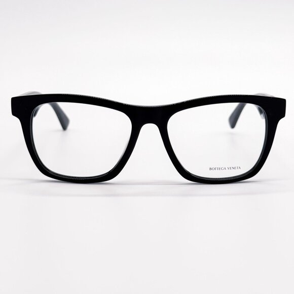 NEW BOTTEGA VENETA EYEGLASSES BV1120OA 001 BLACK SQUARE WOMEN EYEWEAR main image 9